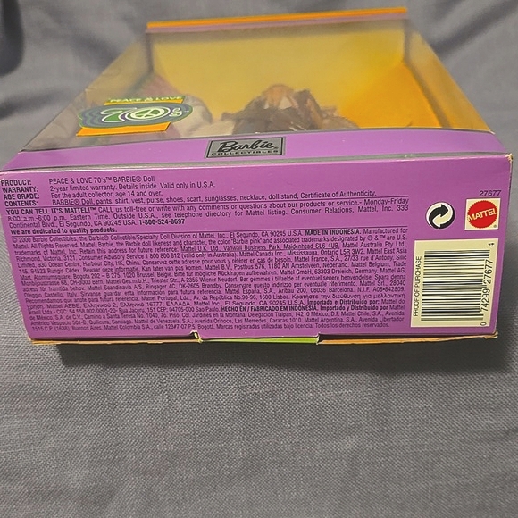 70's Peace & Love Barbie- Collector Edition - Picture 3 of 7